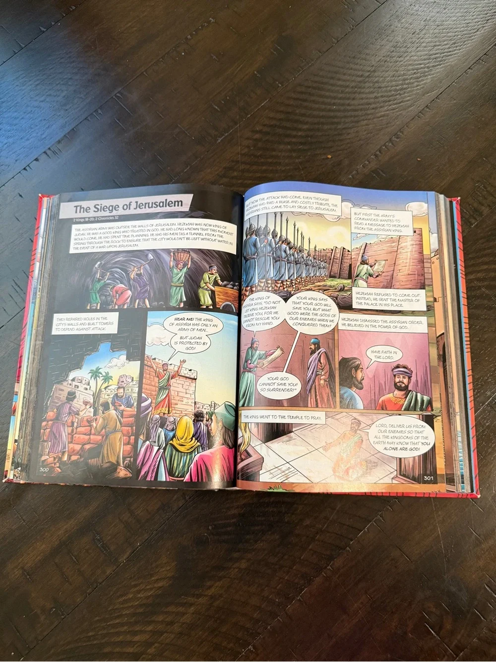 BibleForce The First Heroes Bible - Illustrated Comic style book for Kids